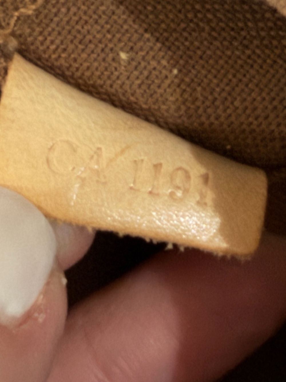 Louis Vuitton Odeon MM Brown Monogram Crossbody with Tan Leather Trim - Picture 8 of 16